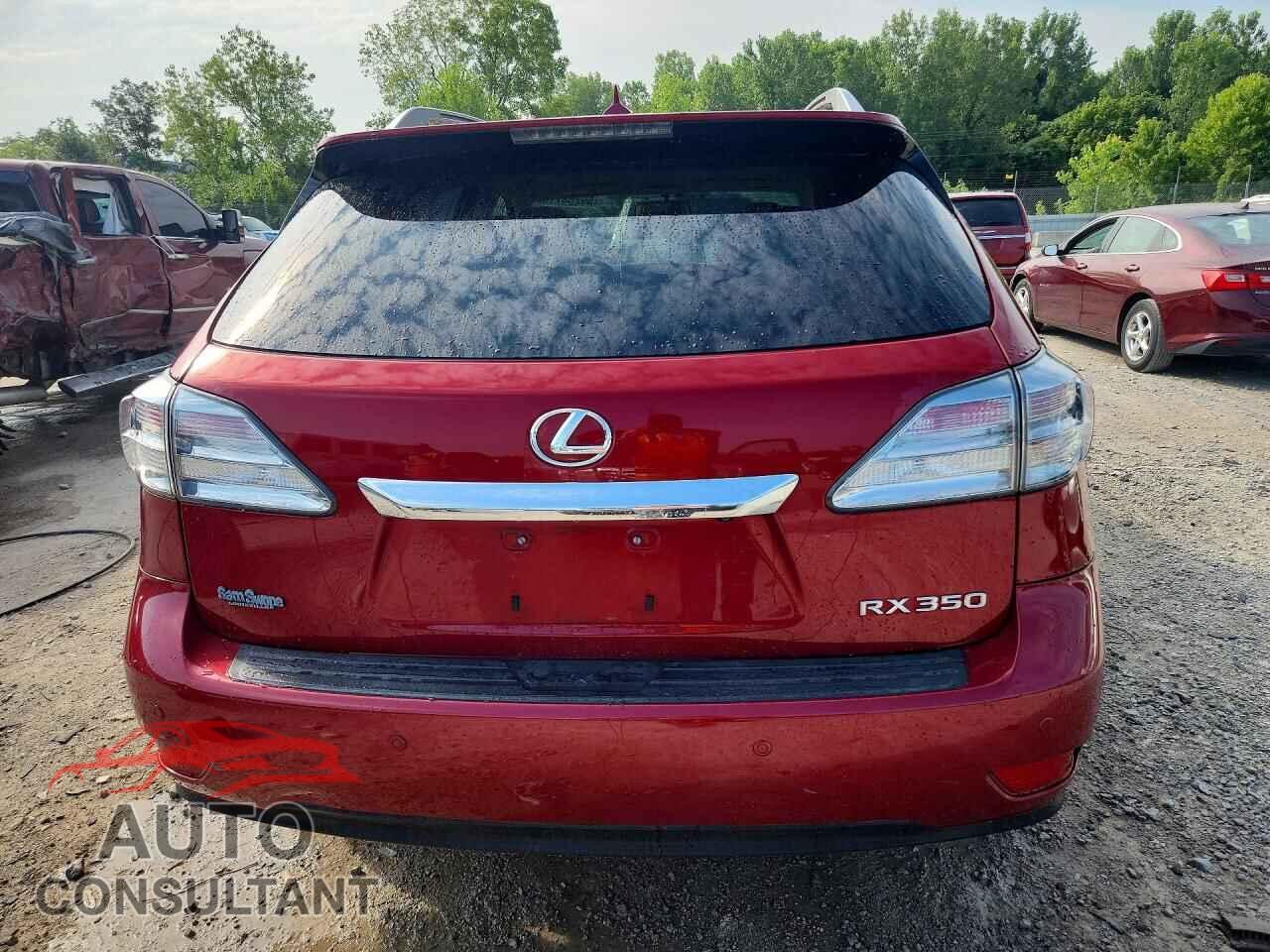 LEXUS RX350 2011 - 2T2BK1BA8BC115027