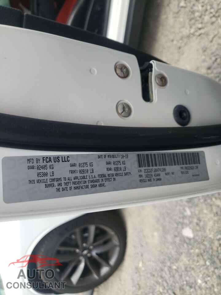 DODGE CHALLENGER 2019 - 2C3CDZFJ2KH741209