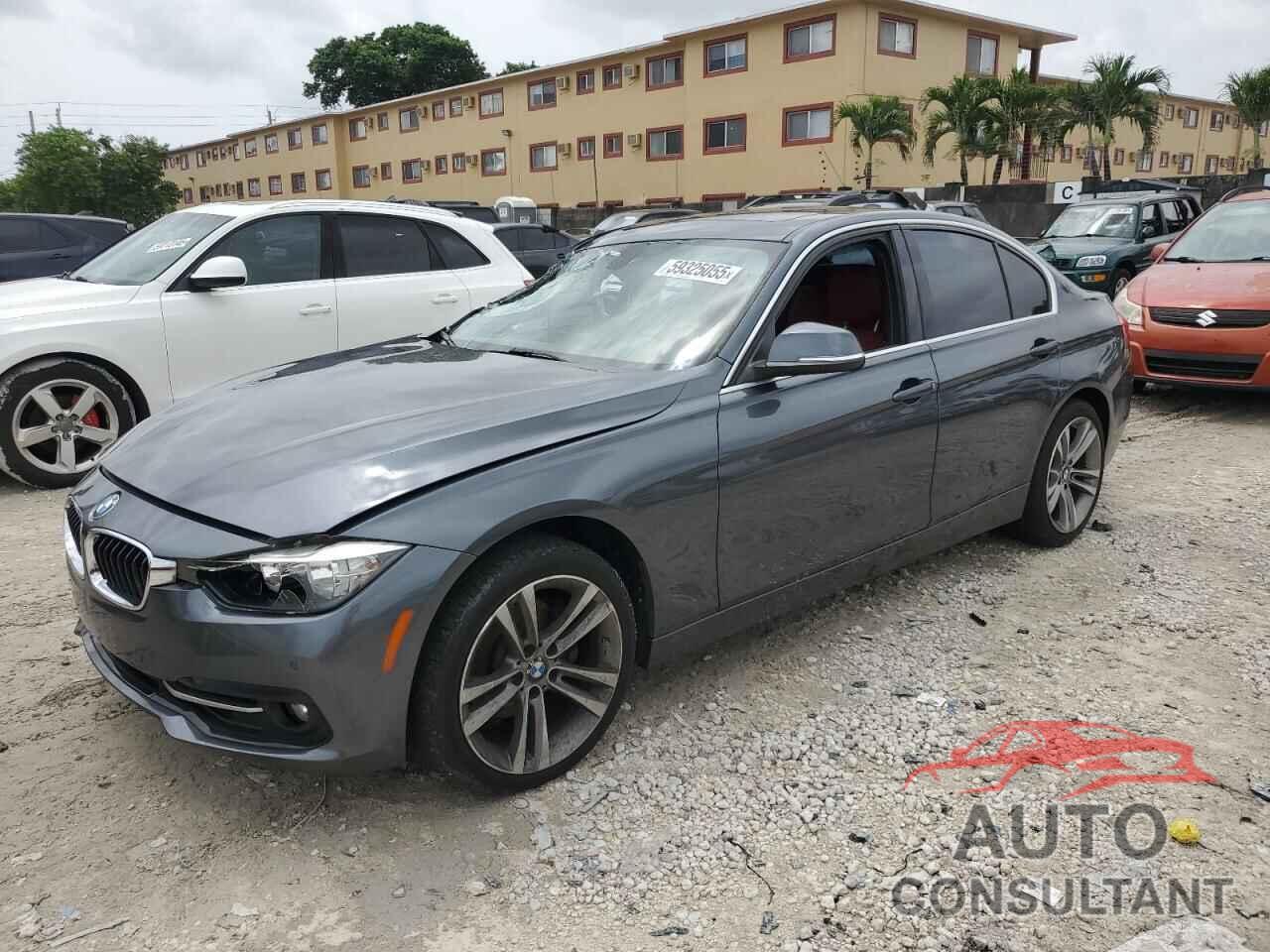 BMW 3 SERIES 2017 - WBA8B9G31HNU54366