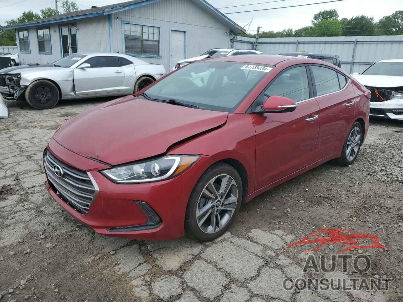 HYUNDAI ELANTRA 2017 - KMHD84LF8HU076860