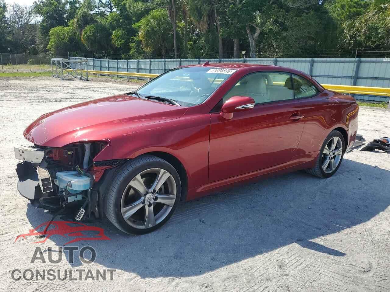 LEXUS IS 2012 - JTHFF2C20C2521826