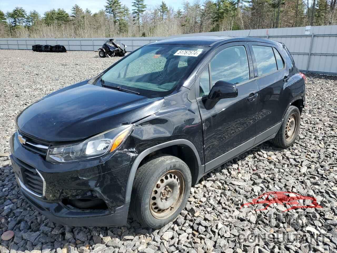 CHEVROLET TRAX 2017 - 3GNCJNSBXHL155988