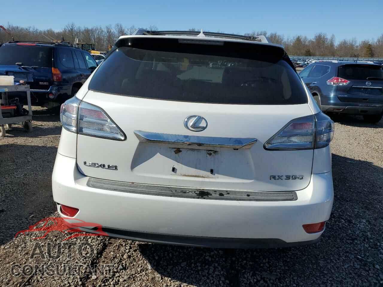 LEXUS RX350 2010 - 2T2BK1BA2AC048309