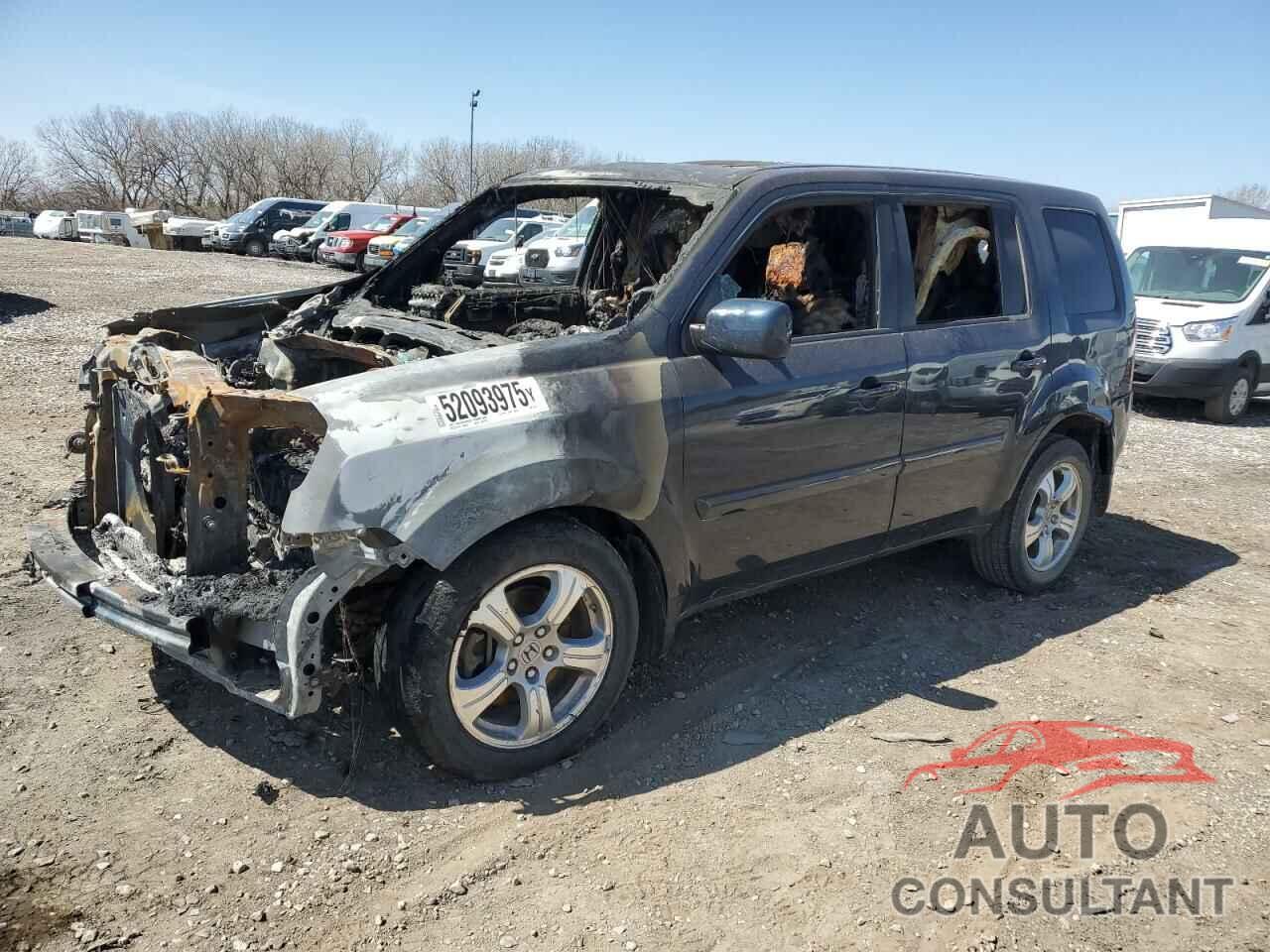 HONDA PILOT 2012 - 5FNYF3H59CB036407