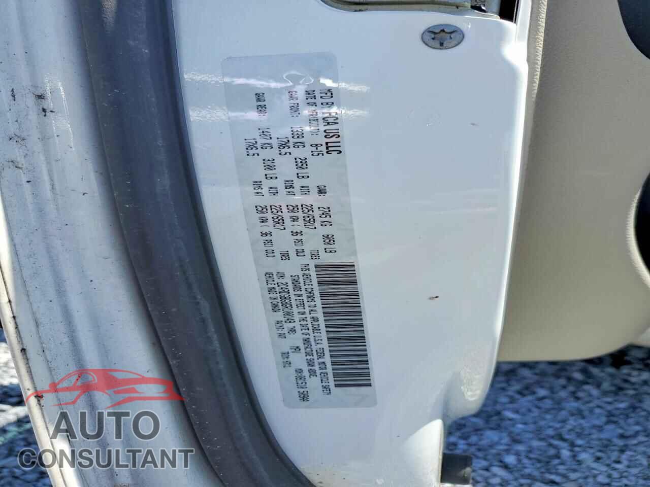 DODGE CARAVAN 2016 - 2C4RDGBG8GR100149