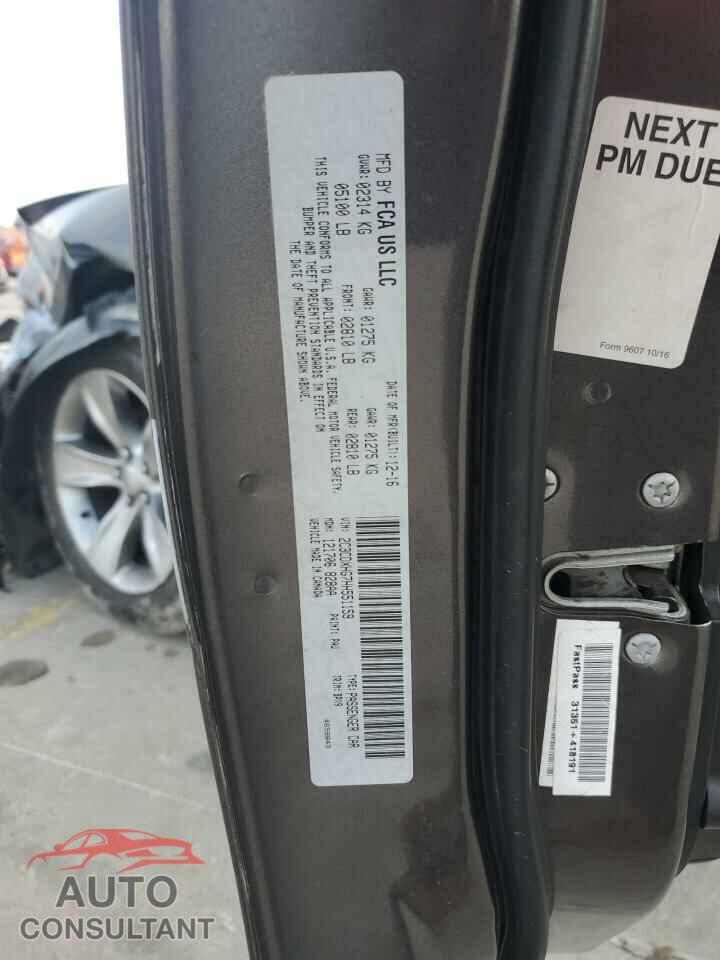 DODGE CHARGER 2017 - 2C3CDXHG7HH551159