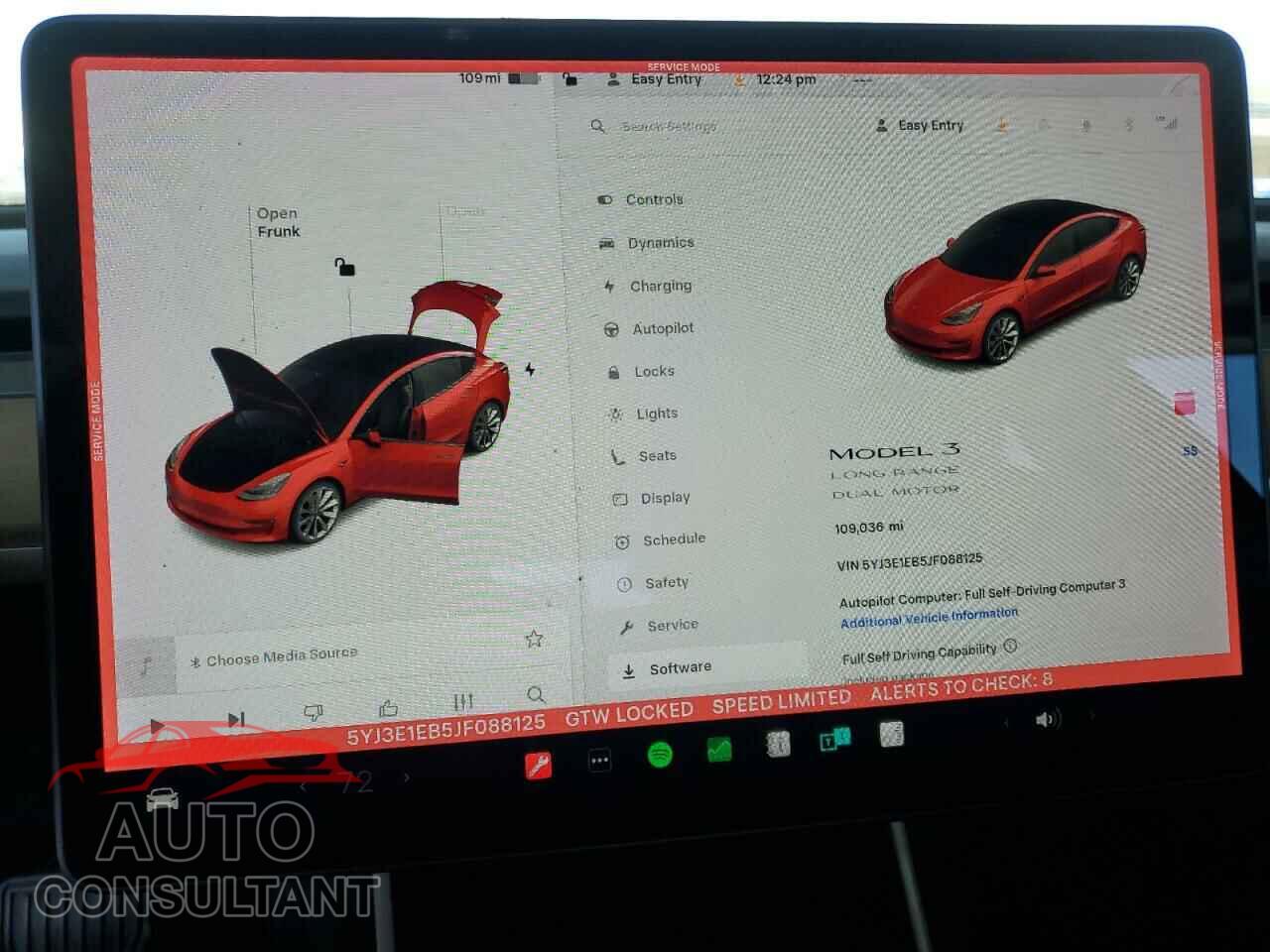 TESLA MODEL 3 2018 - 5YJ3E1EB5JF088125