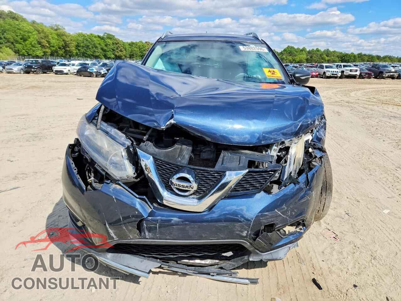 NISSAN ROGUE 2016 - KNMAT2MV0GP662434