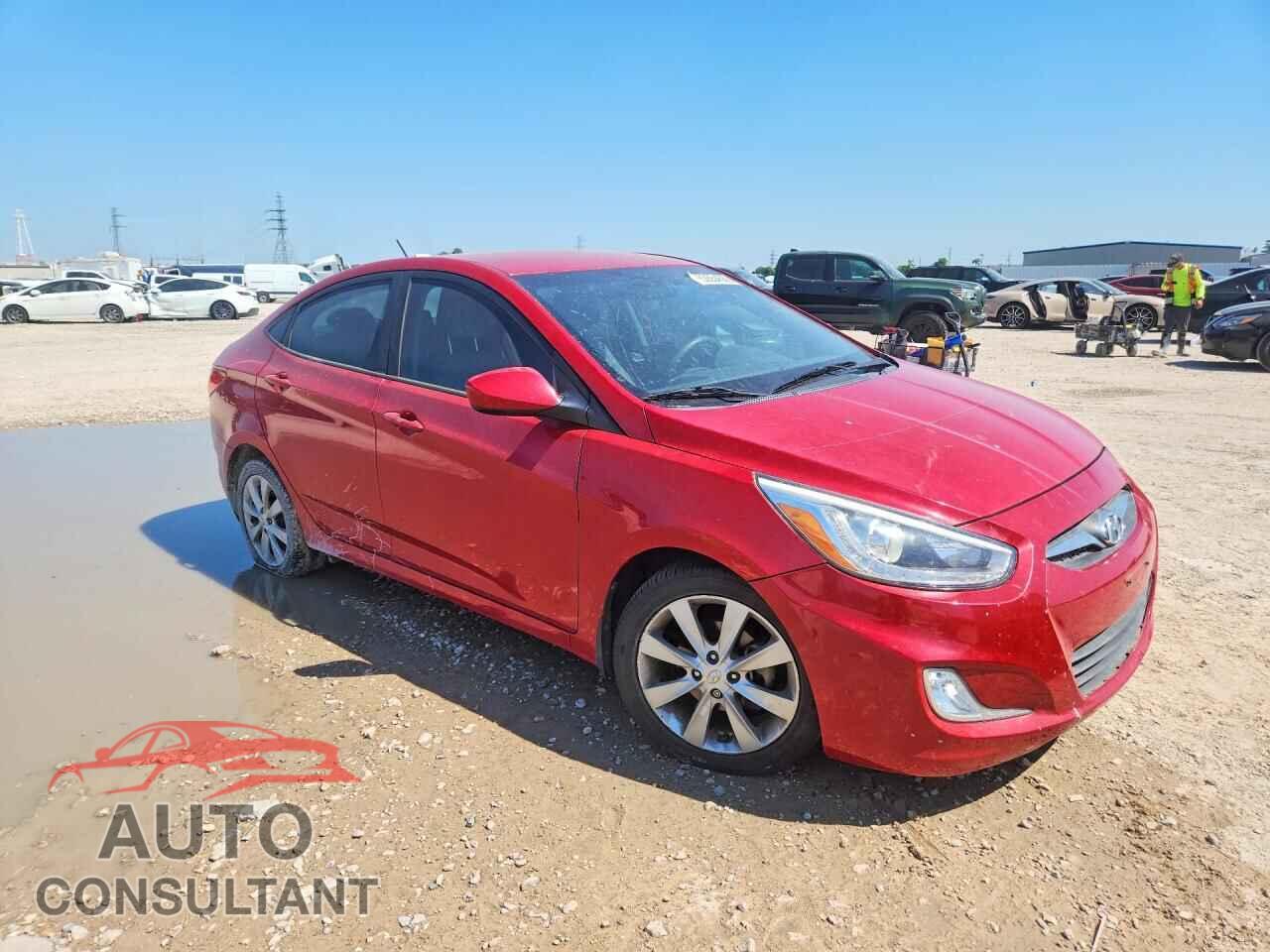 HYUNDAI ACCENT 2014 - KMHCU4AE7EU728879