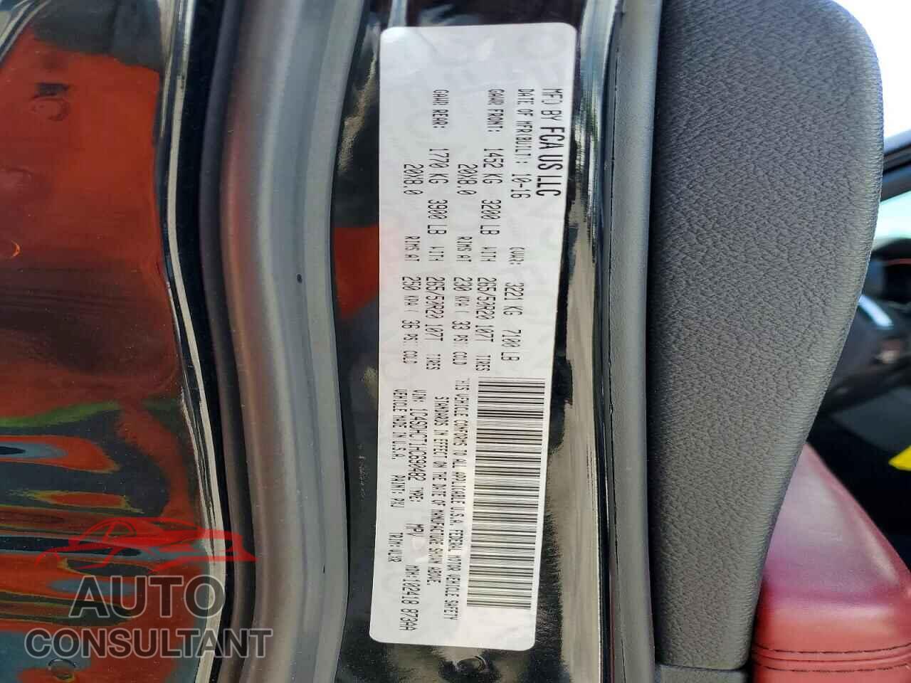 DODGE DURANGO 2017 - 1C4SDHCT1HC690482