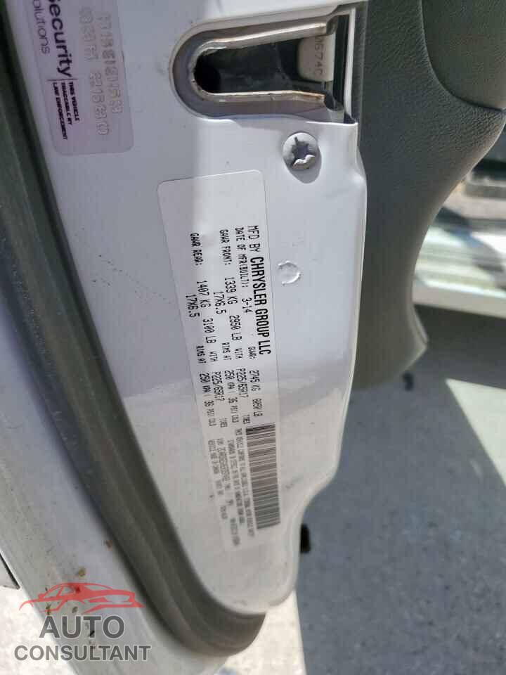 DODGE CARAVAN 2014 - 2C4RDGEG0ER357492
