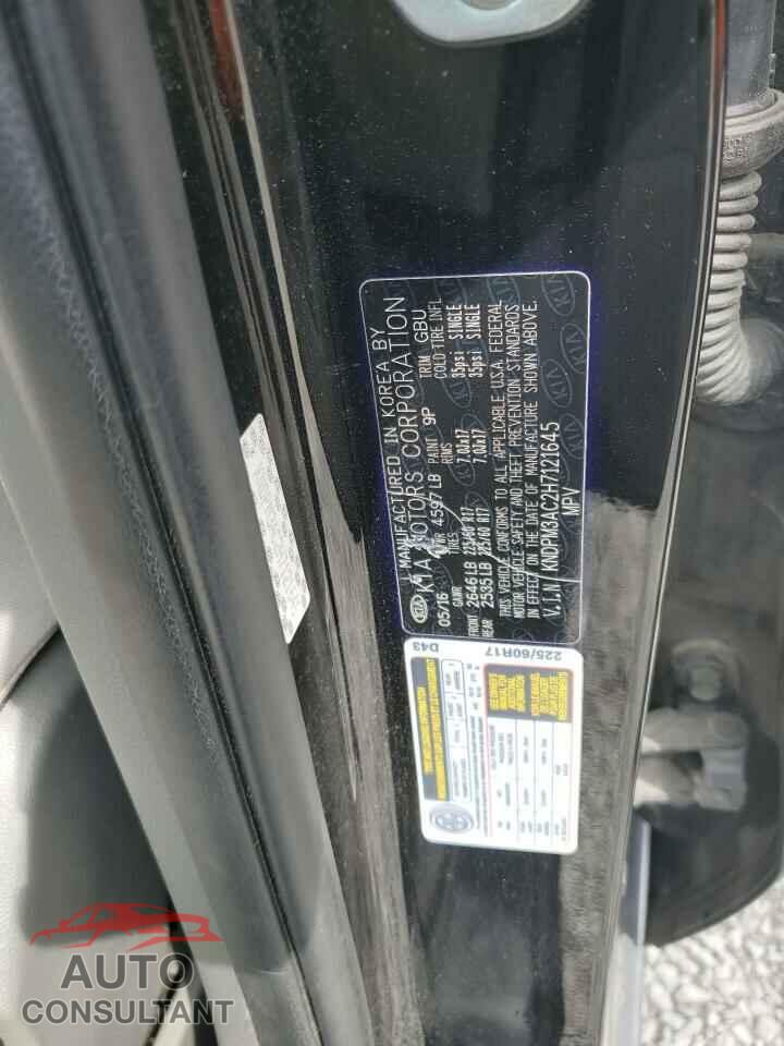 KIA SPORTAGE 2017 - KNDPM3AC2H7121645