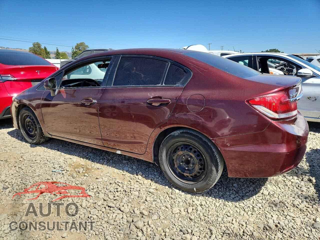 HONDA CIVIC 2013 - 19XFB2F53DE282313