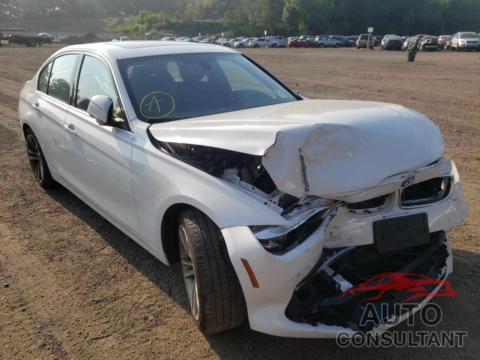 BMW 3 SERIES 2017 - WBA8D9C3XHA011298