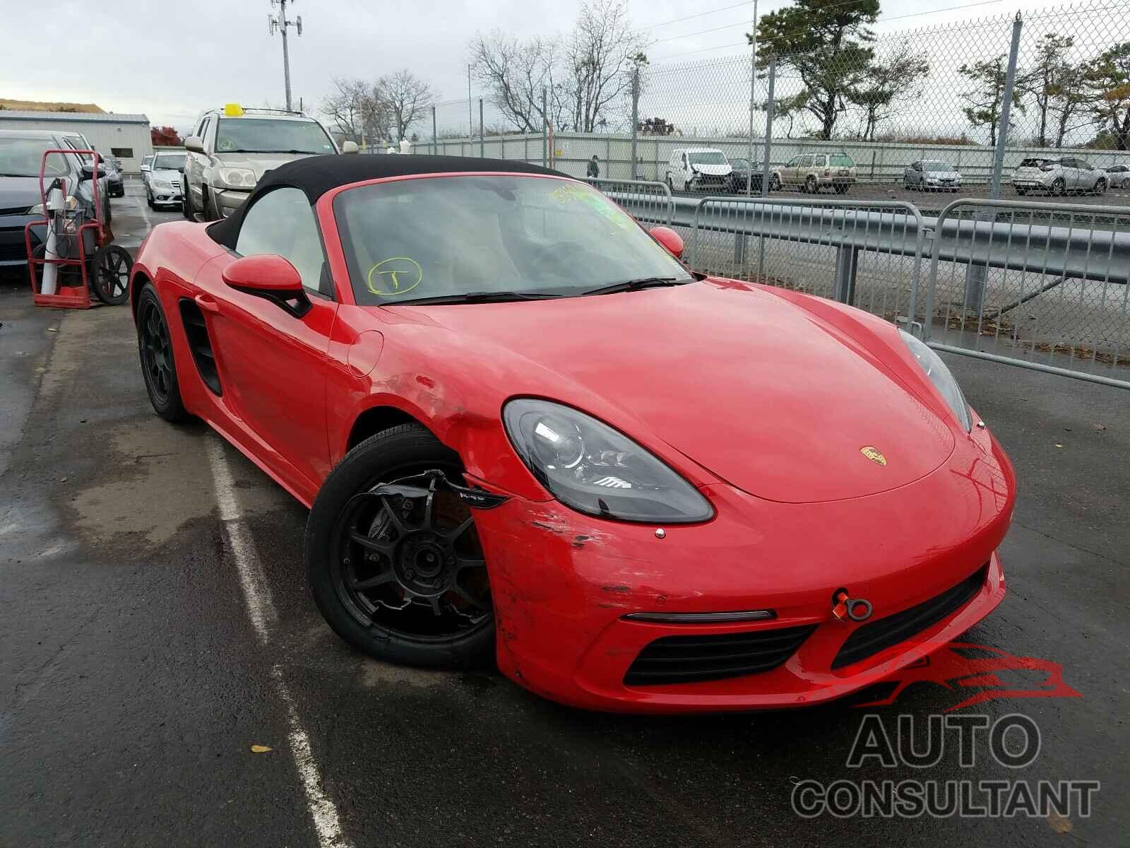 PORSCHE BOXSTER 2017 - WP0CA2A84HS221613