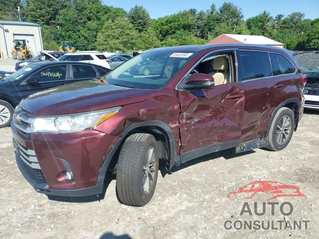 TOYOTA HIGHLANDER 2019 - 5TDJZRFH0KS977876