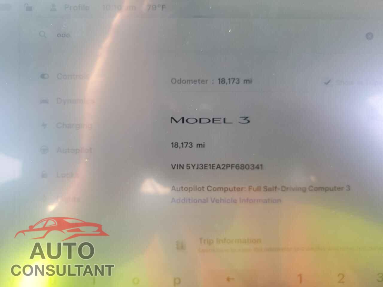 TESLA MODEL 3 2023 - 5YJ3E1EA2PF680341