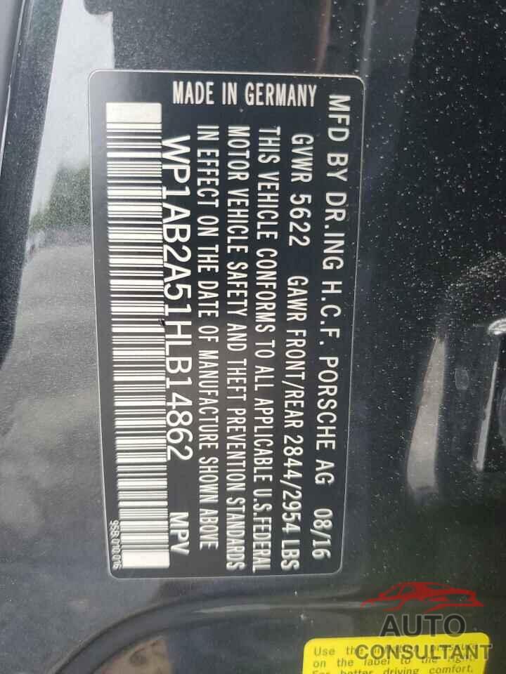 PORSCHE MACAN 2017 - WP1AB2A51HLB14862