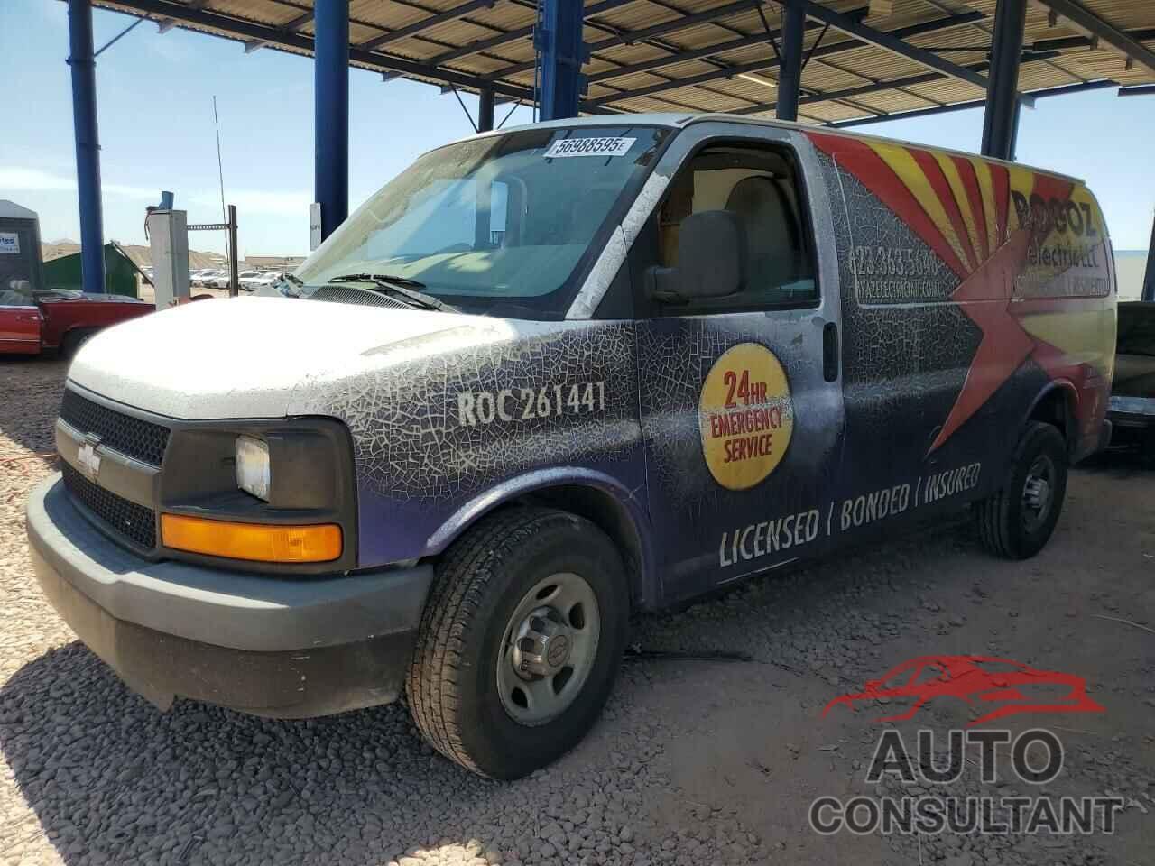CHEVROLET EXPRESS 2011 - 1GCWGFCA7B1154750