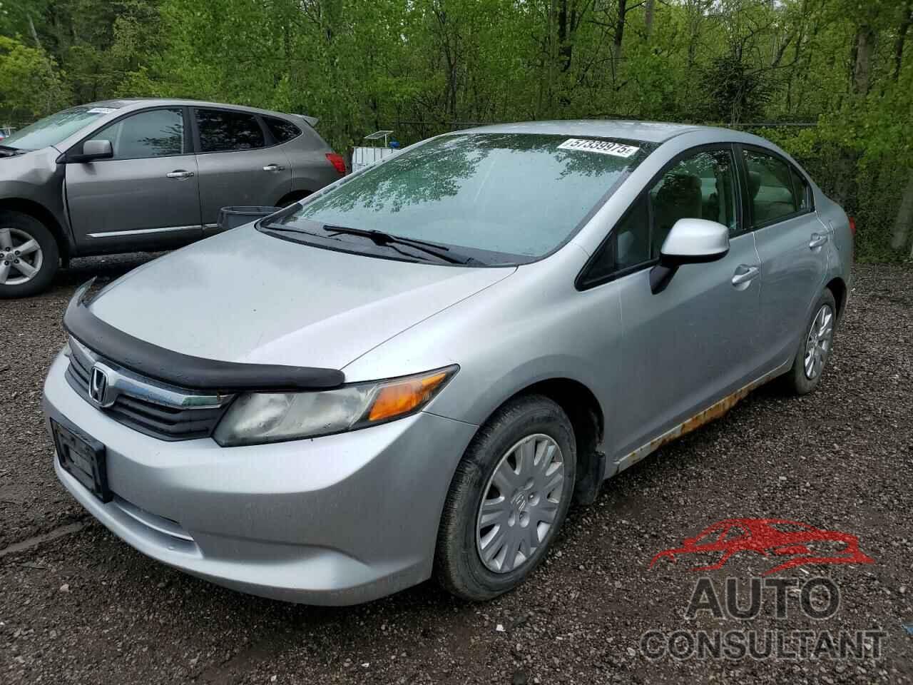 HONDA CIVIC 2012 - 2HGFB2F4XCH101655