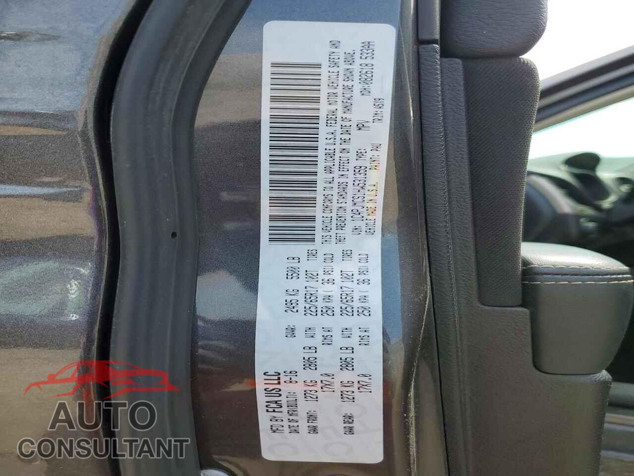 JEEP CHEROKEE 2017 - 1C4PJMCS1HW531359