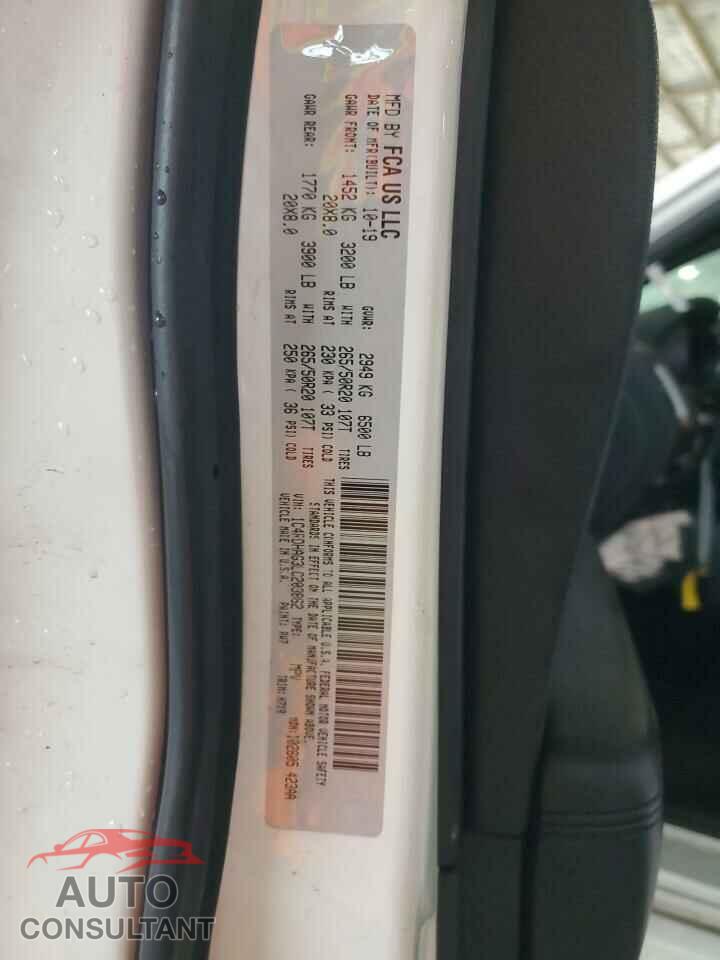DODGE DURANGO 2020 - 1C4RDHAG3LC203862