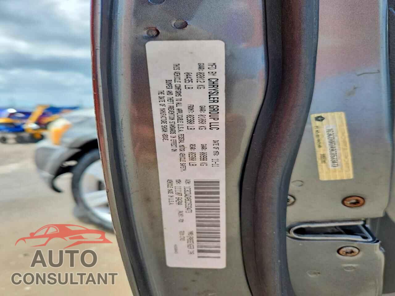DODGE CALIBER 2012 - 1C3CDWDA9CD533473