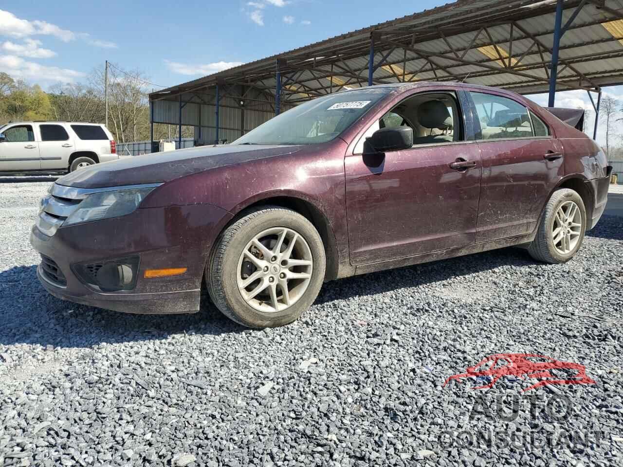 FORD FUSION 2012 - 3FAHP0GA8CR237665