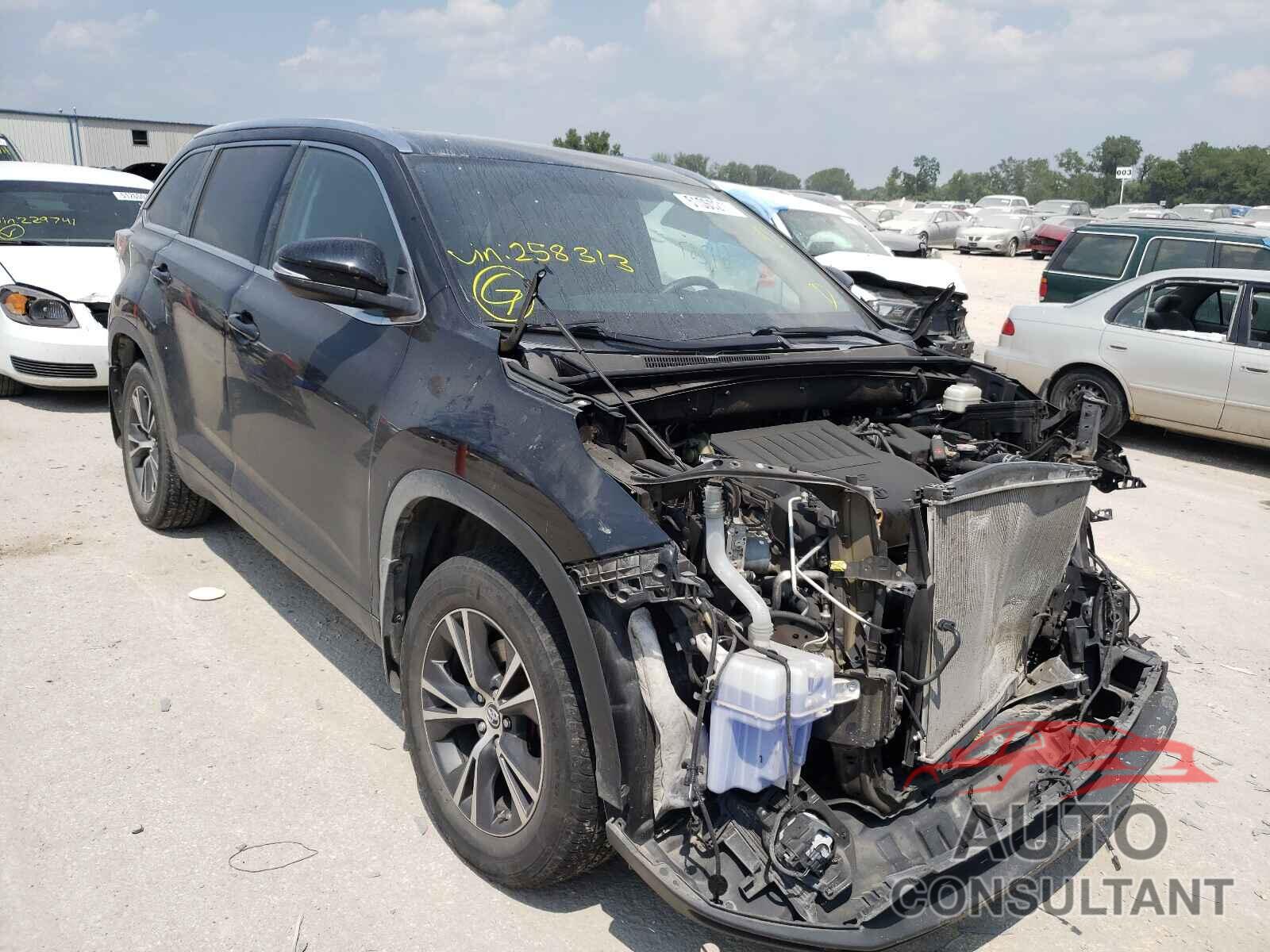 TOYOTA HIGHLANDER 2016 - 5TDJKRFH5GS258313
