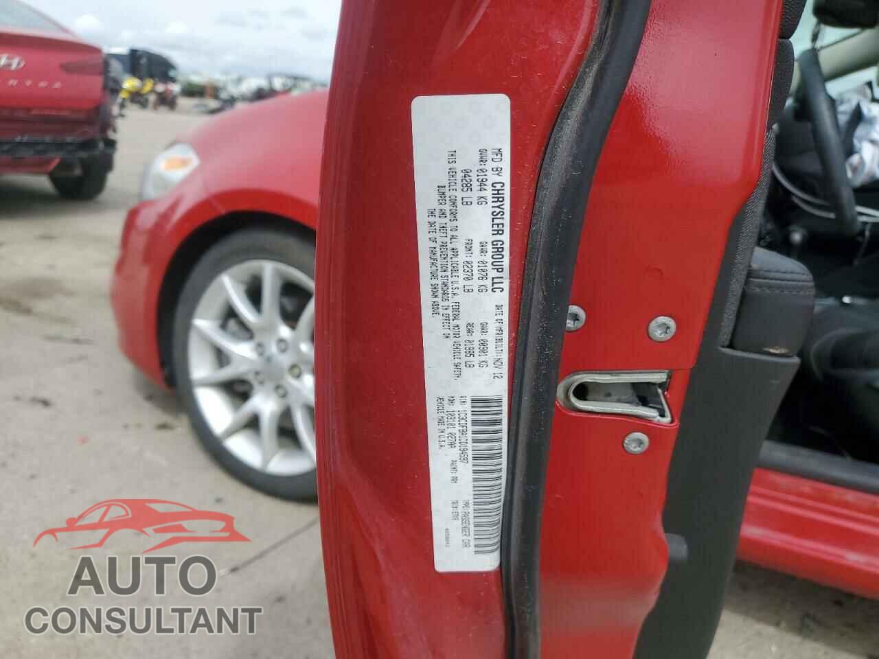 DODGE DART 2013 - 1C3CDFBA1DD194597