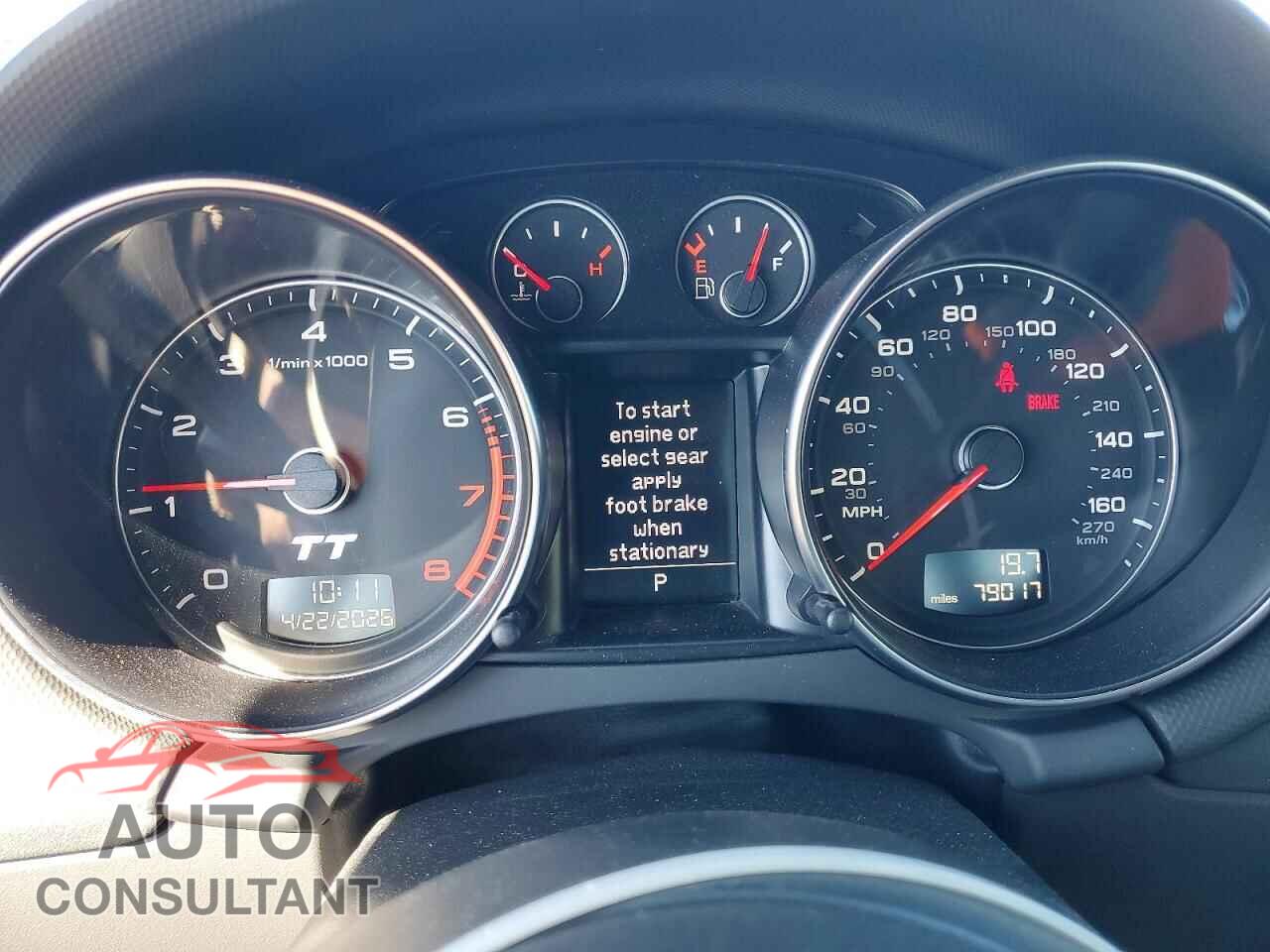 AUDI TT 2010 - TRUKFAFK8A1017801