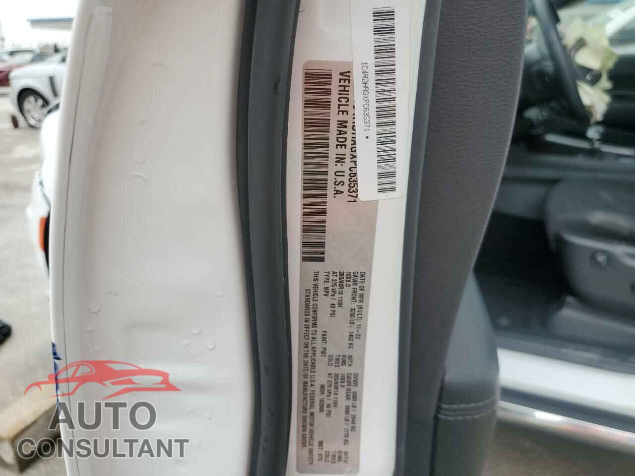 DODGE DURANGO 2023 - 1C4RDHAGXPC635371