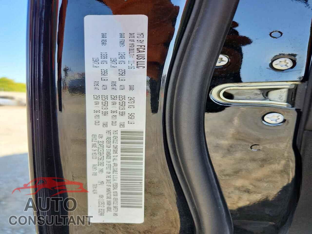 DODGE JOURNEY 2017 - 3C4PDCEG6HT561392