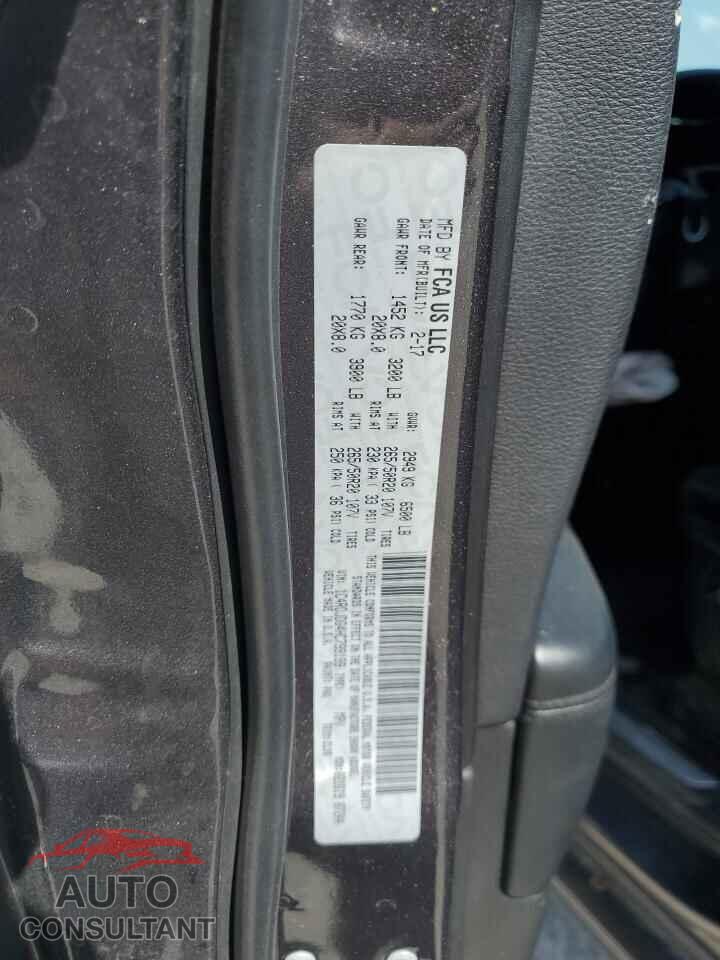 DODGE DURANGO 2017 - 1C4RDJDG4HC799199