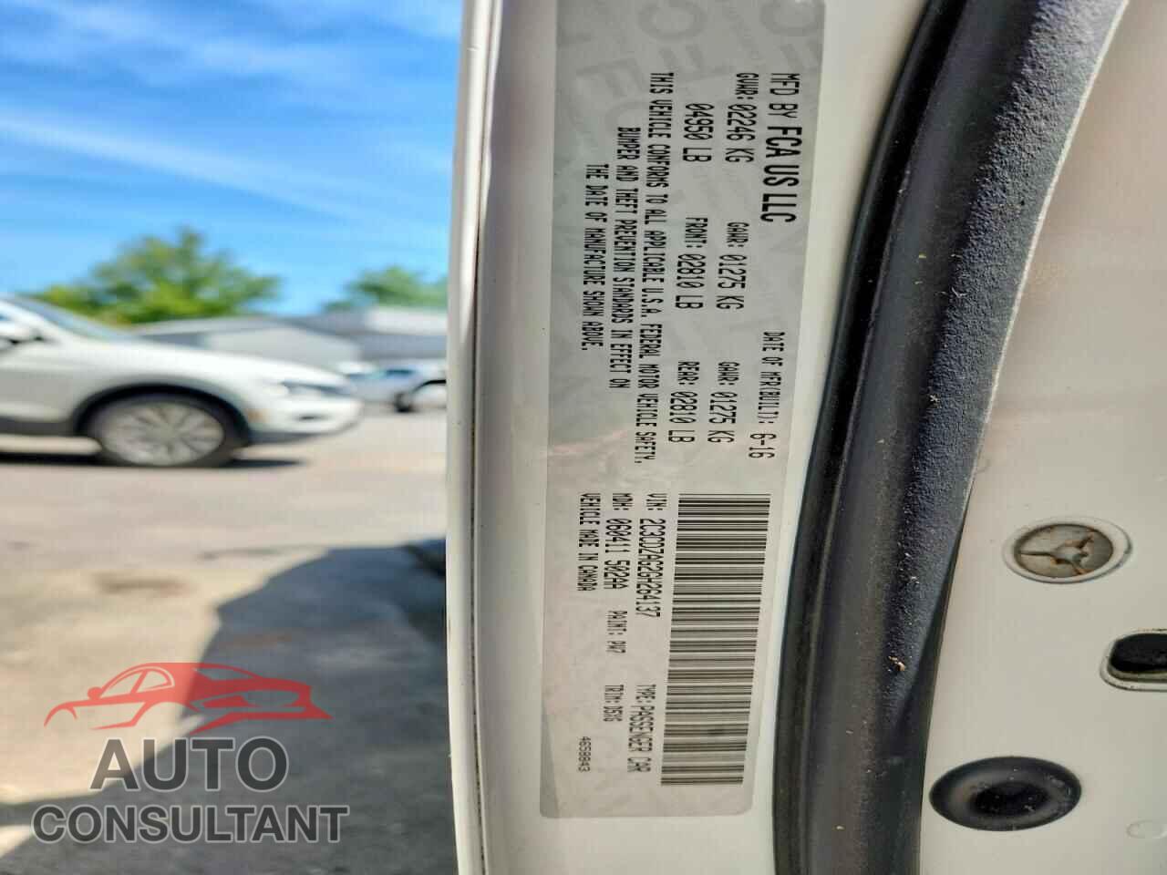 DODGE CHALLENGER 2016 - 2C3CDZAG2GH264137