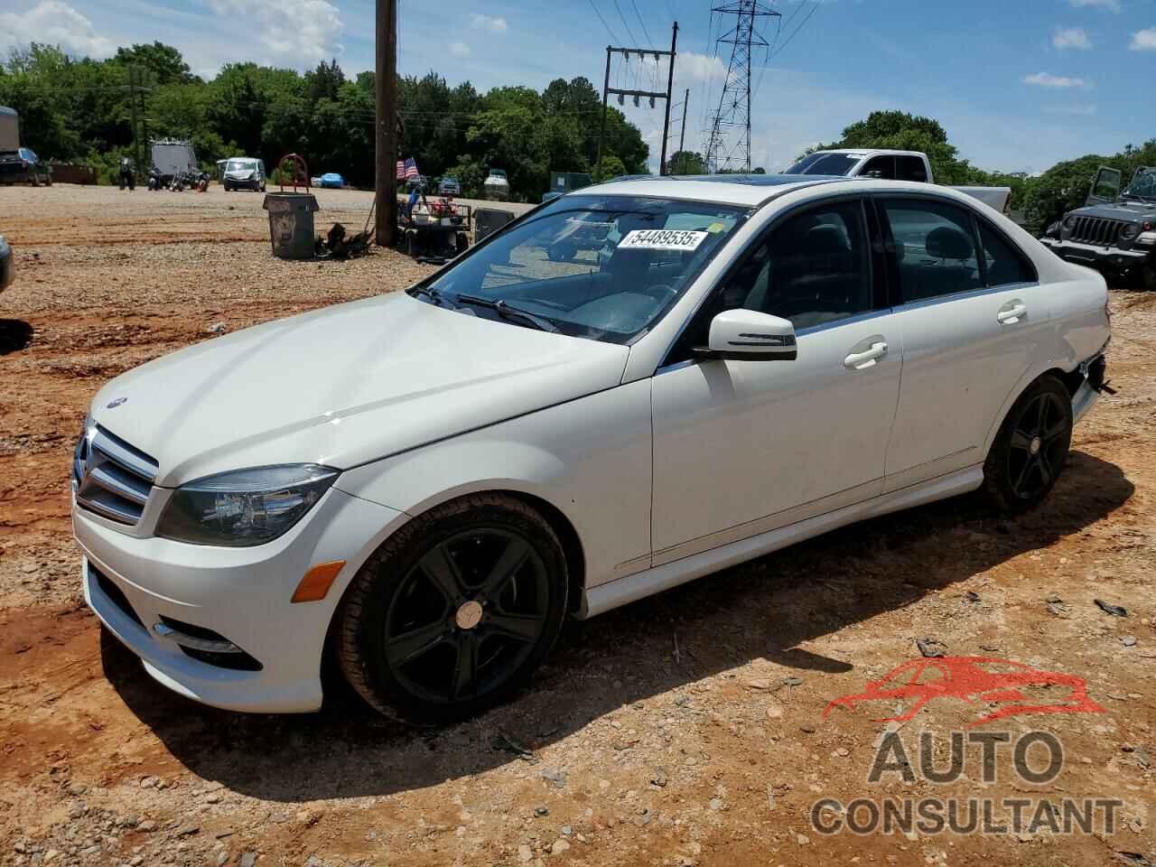 MERCEDES-BENZ C-CLASS 2011 - WDDGF5EB3BR181362