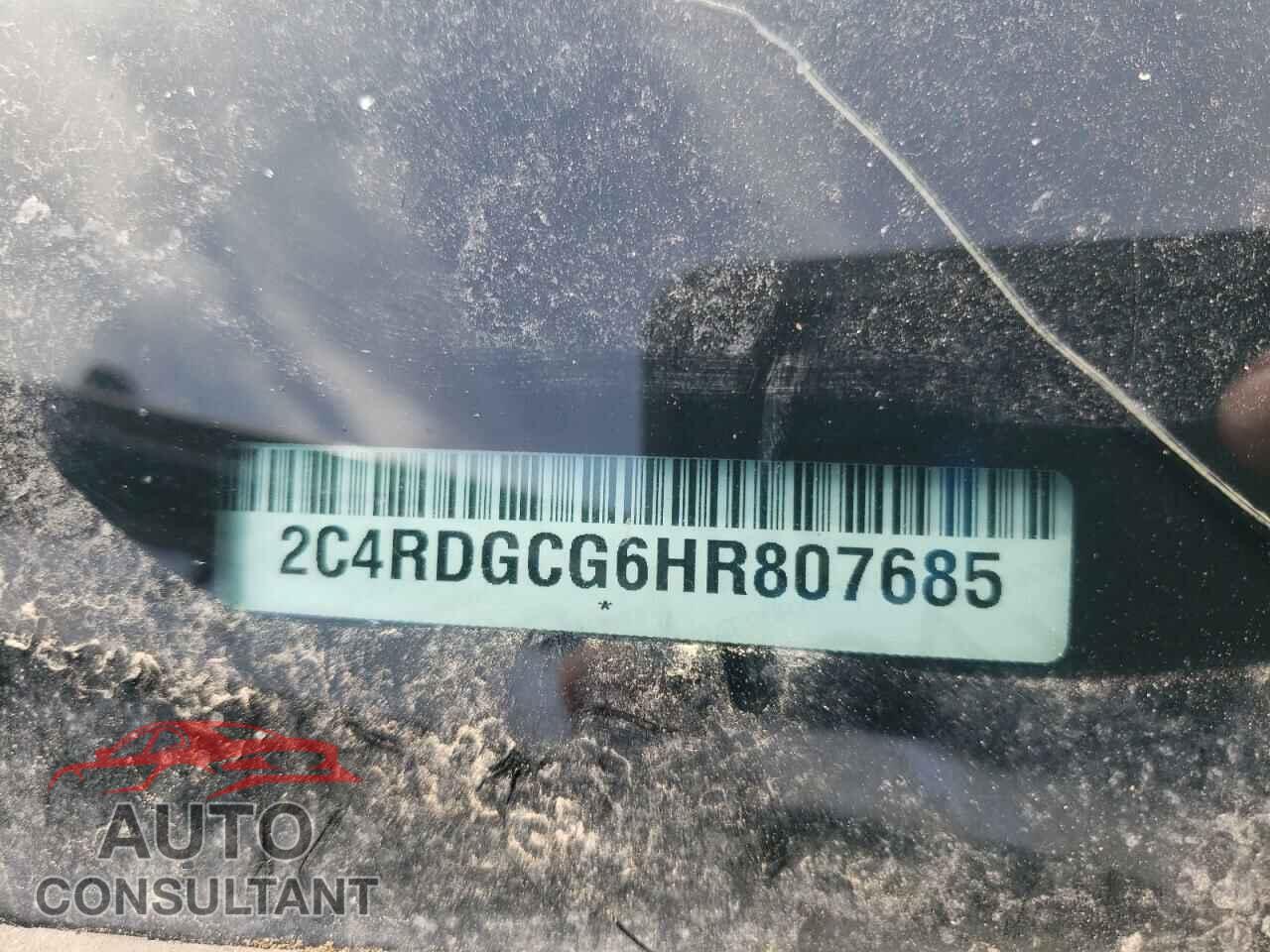 DODGE CARAVAN 2017 - 2C4RDGCG6HR807685