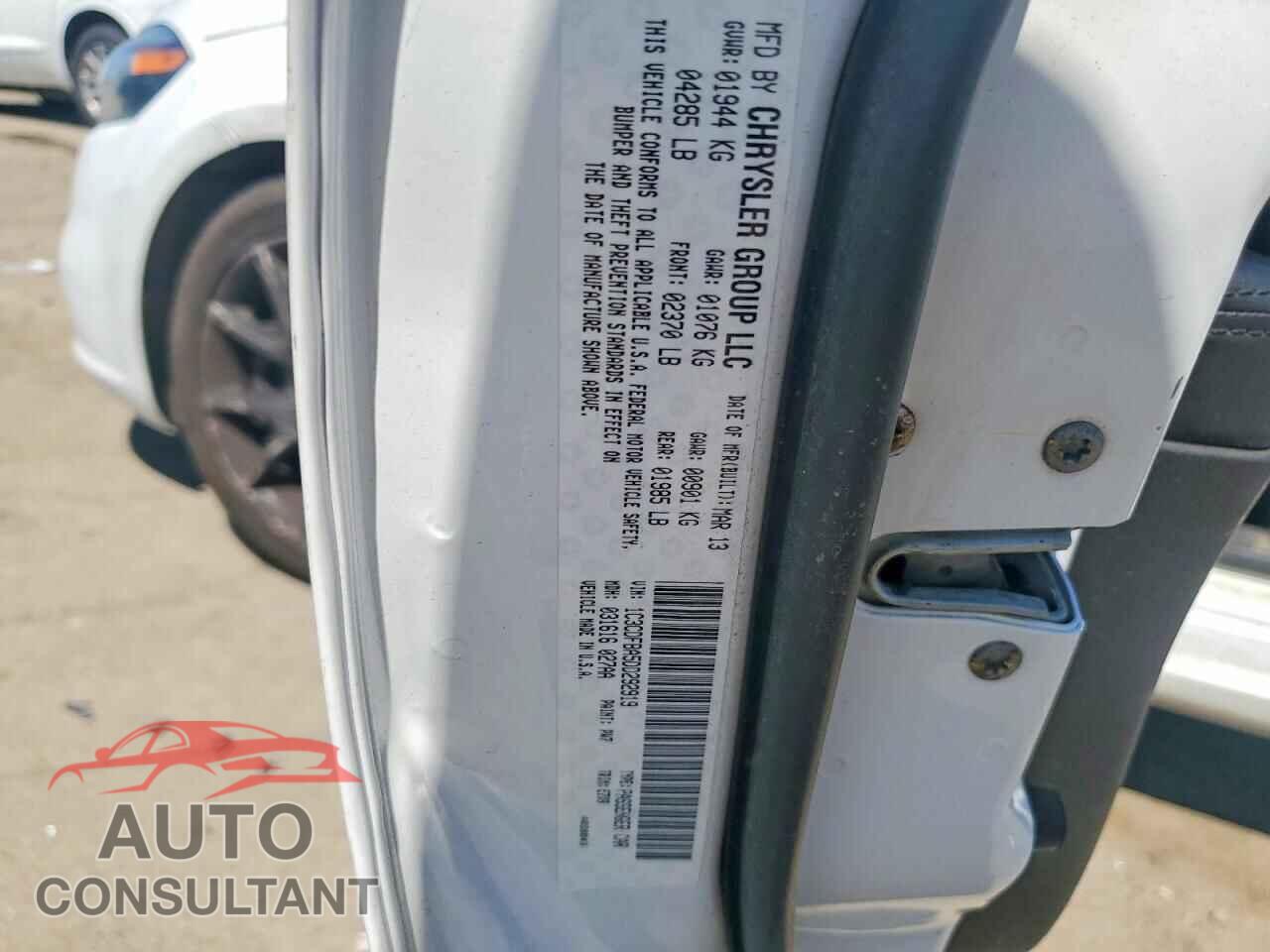 DODGE DART 2013 - 1C3CDFBA5DD292919