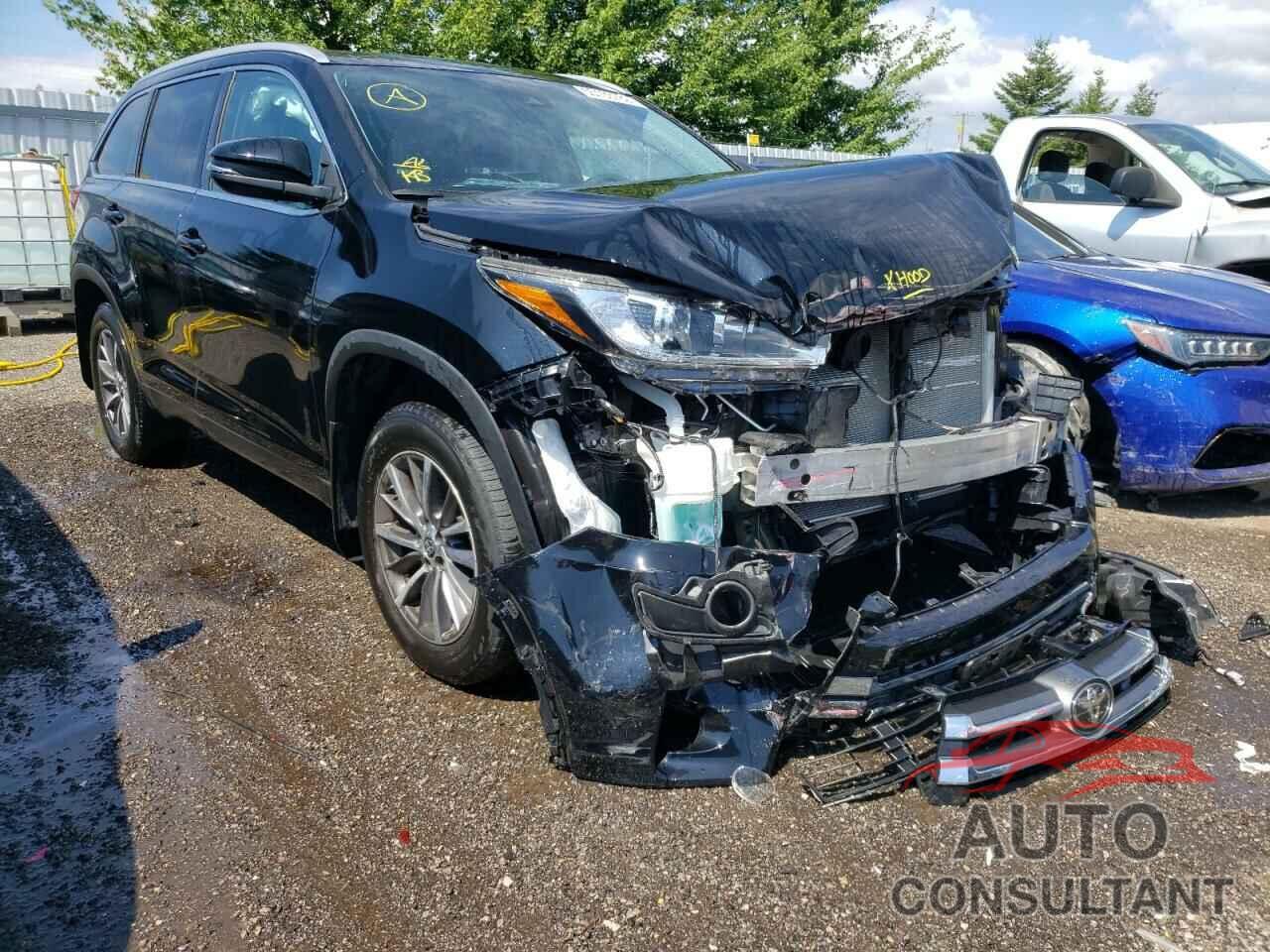 TOYOTA HIGHLANDER 2019 - 5TDJZRFHXKS628854