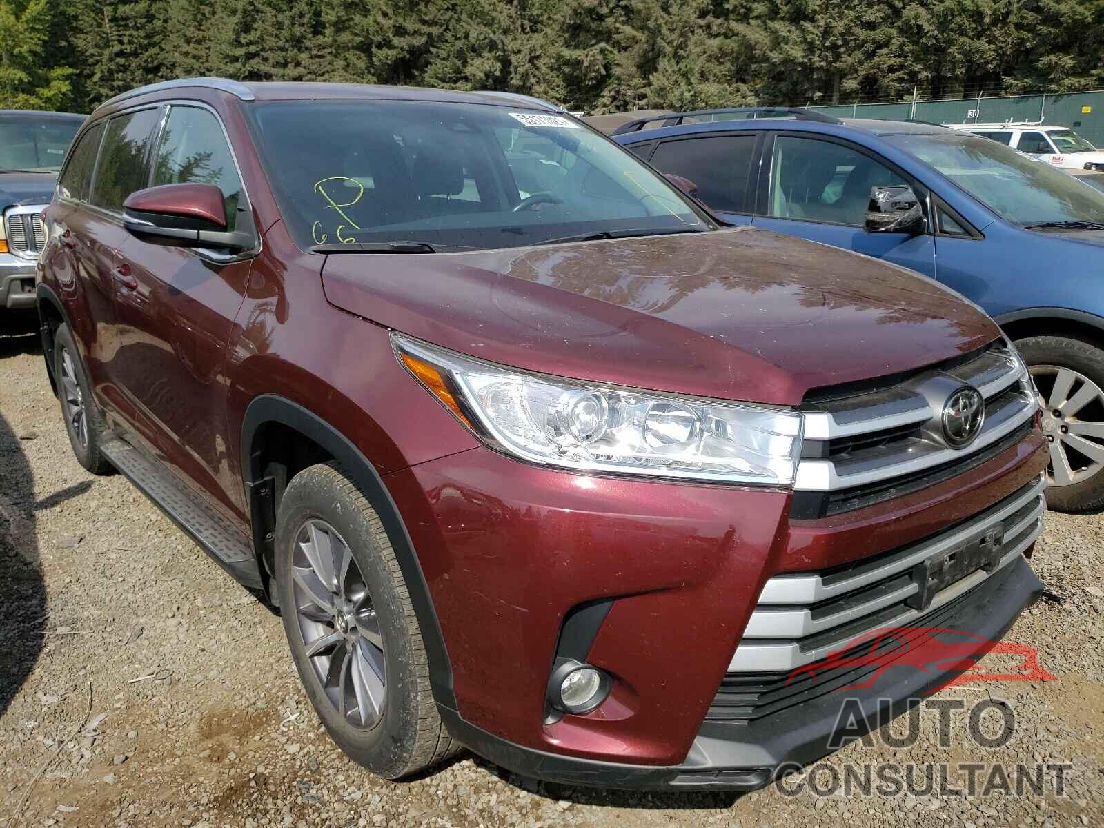 TOYOTA HIGHLANDER 2017 - 5TDJZRFH7HS437885