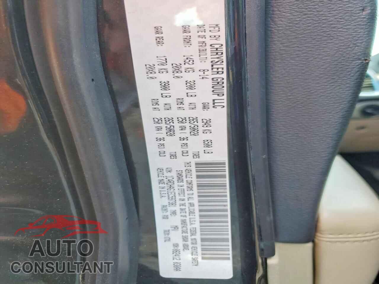 DODGE DURANGO 2014 - 1C4RDHAG1EC597381