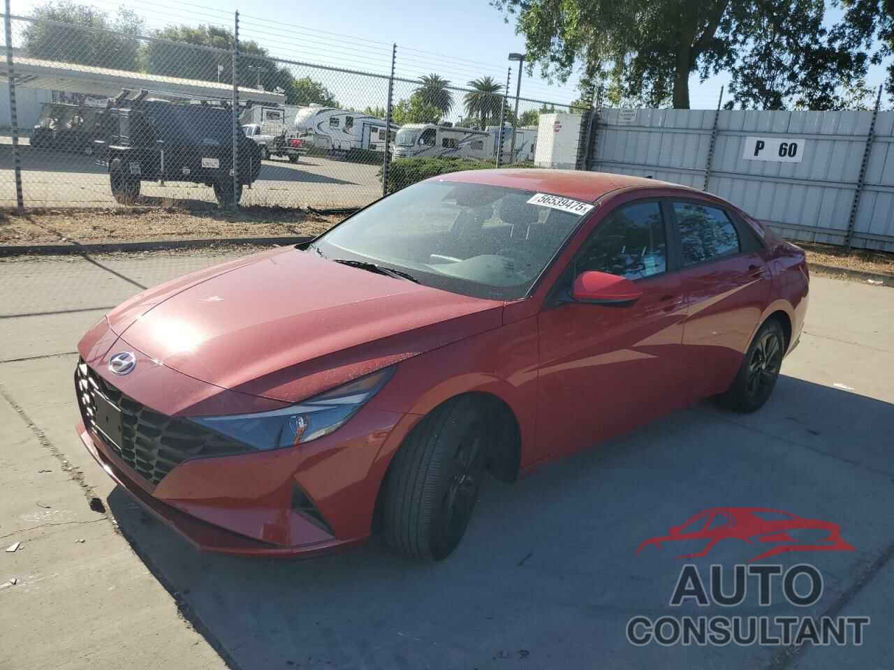 HYUNDAI ELANTRA 2022 - KMHLM4AG7NU307164