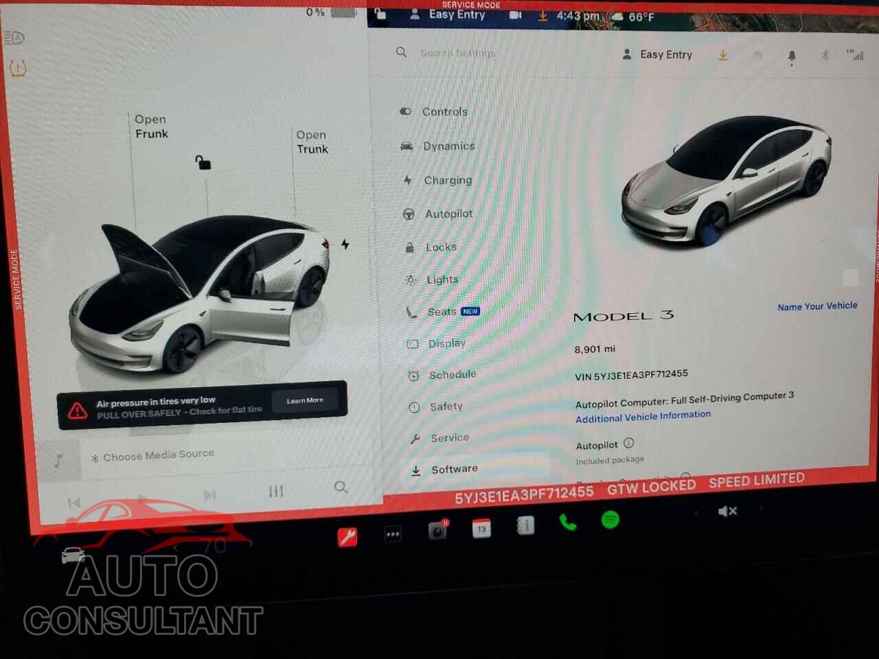 TESLA MODEL 3 2023 - 5YJ3E1EA3PF712455