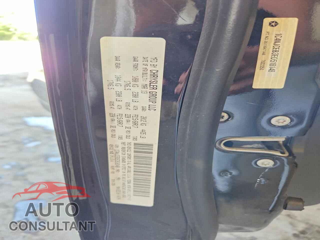 JEEP COMPASS 2014 - 1C4NJCEB3ED518148