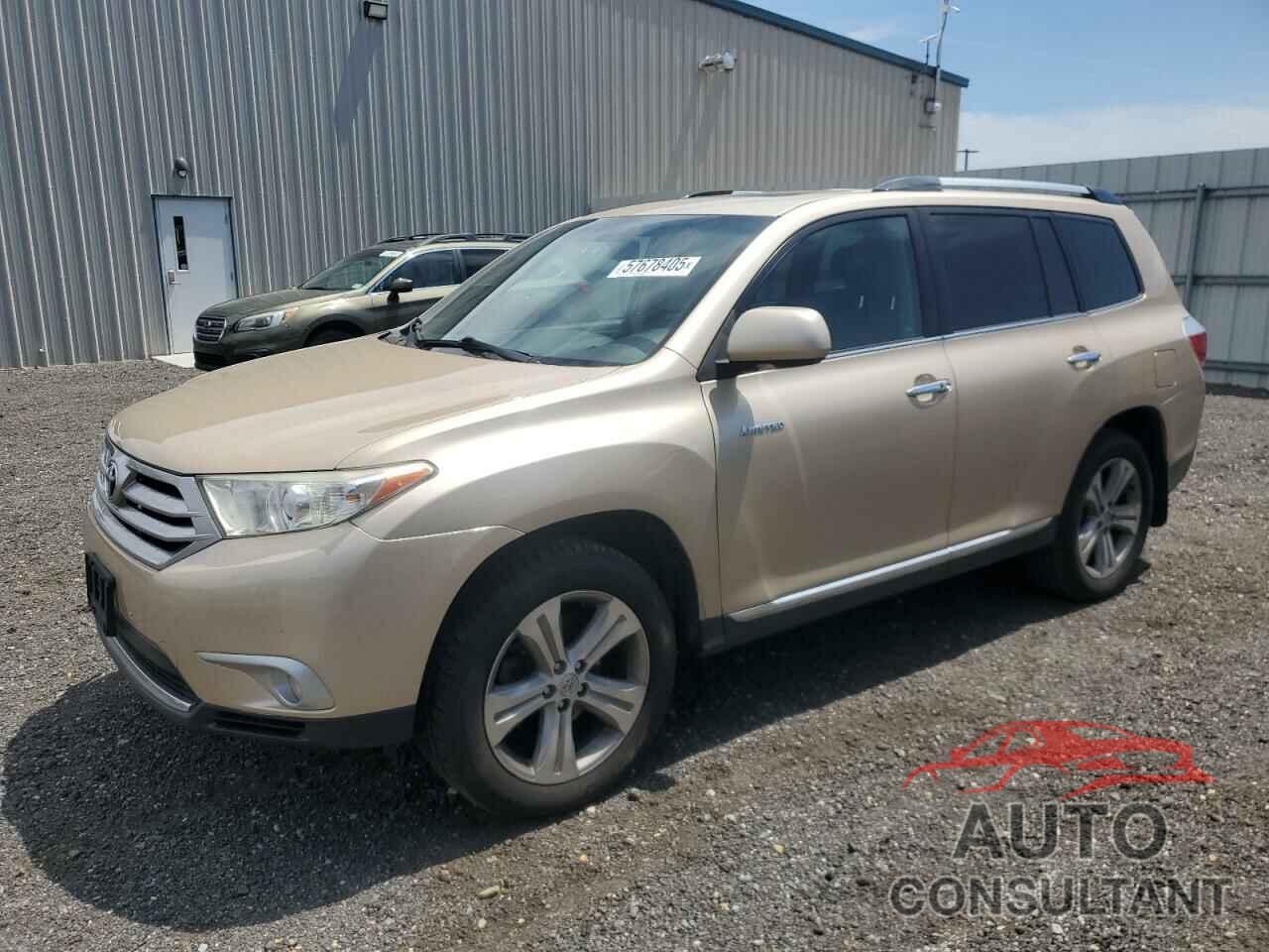 TOYOTA HIGHLANDER 2013 - 5TDDK3EH5DS248369