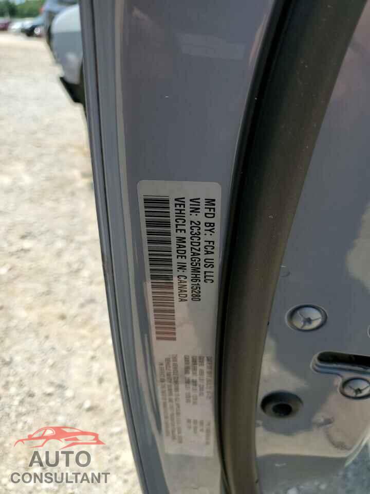 DODGE CHALLENGER 2021 - 2C3CDZAG5MH615280