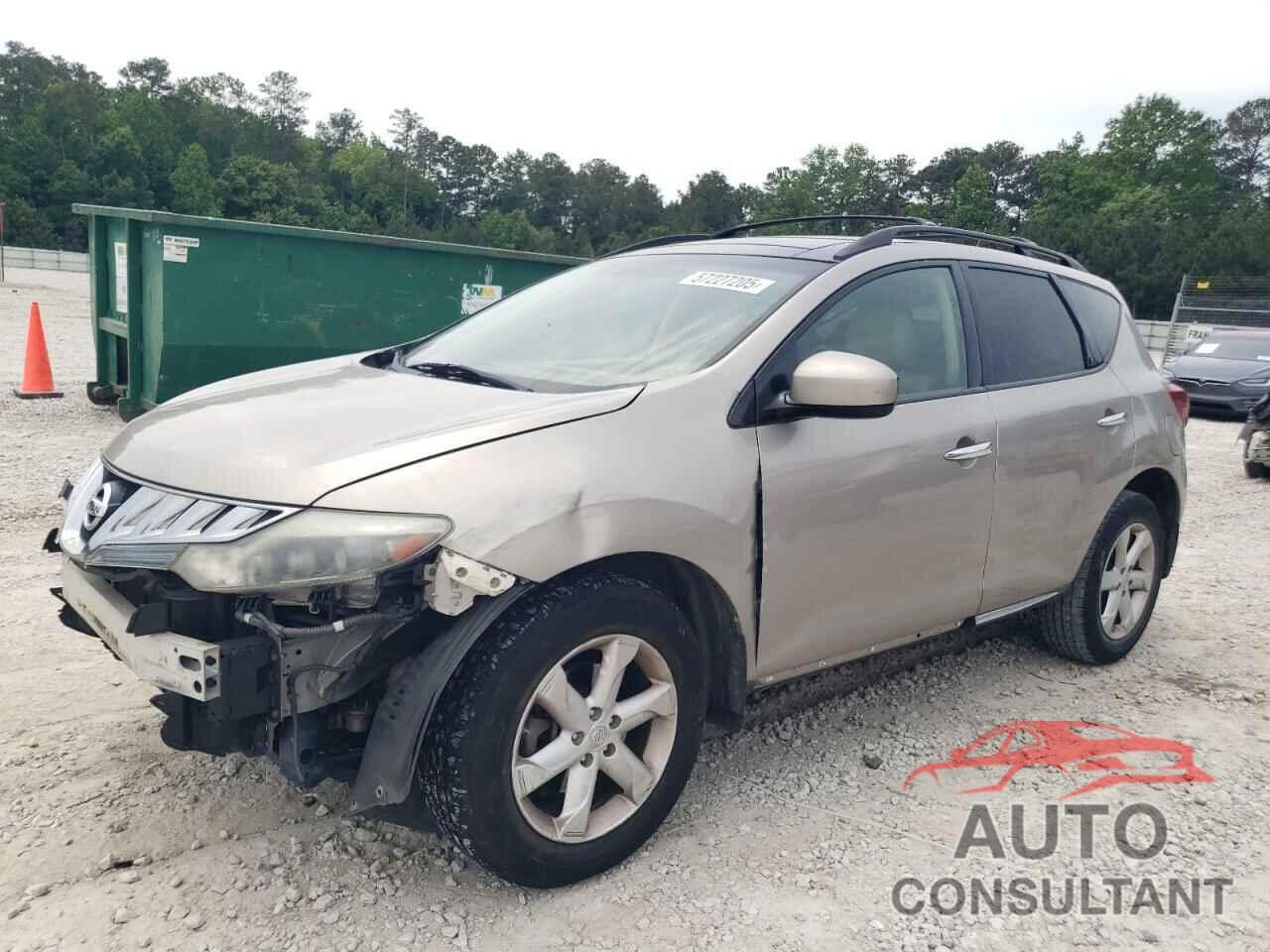 NISSAN MURANO 2009 - JN8AZ18U09W106552