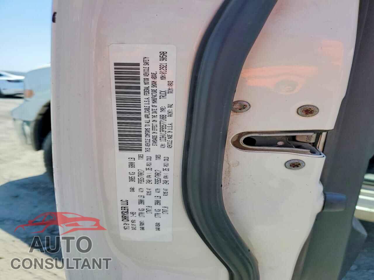 DODGE RAM 1500 2009 - 1D3HV13P89S771088