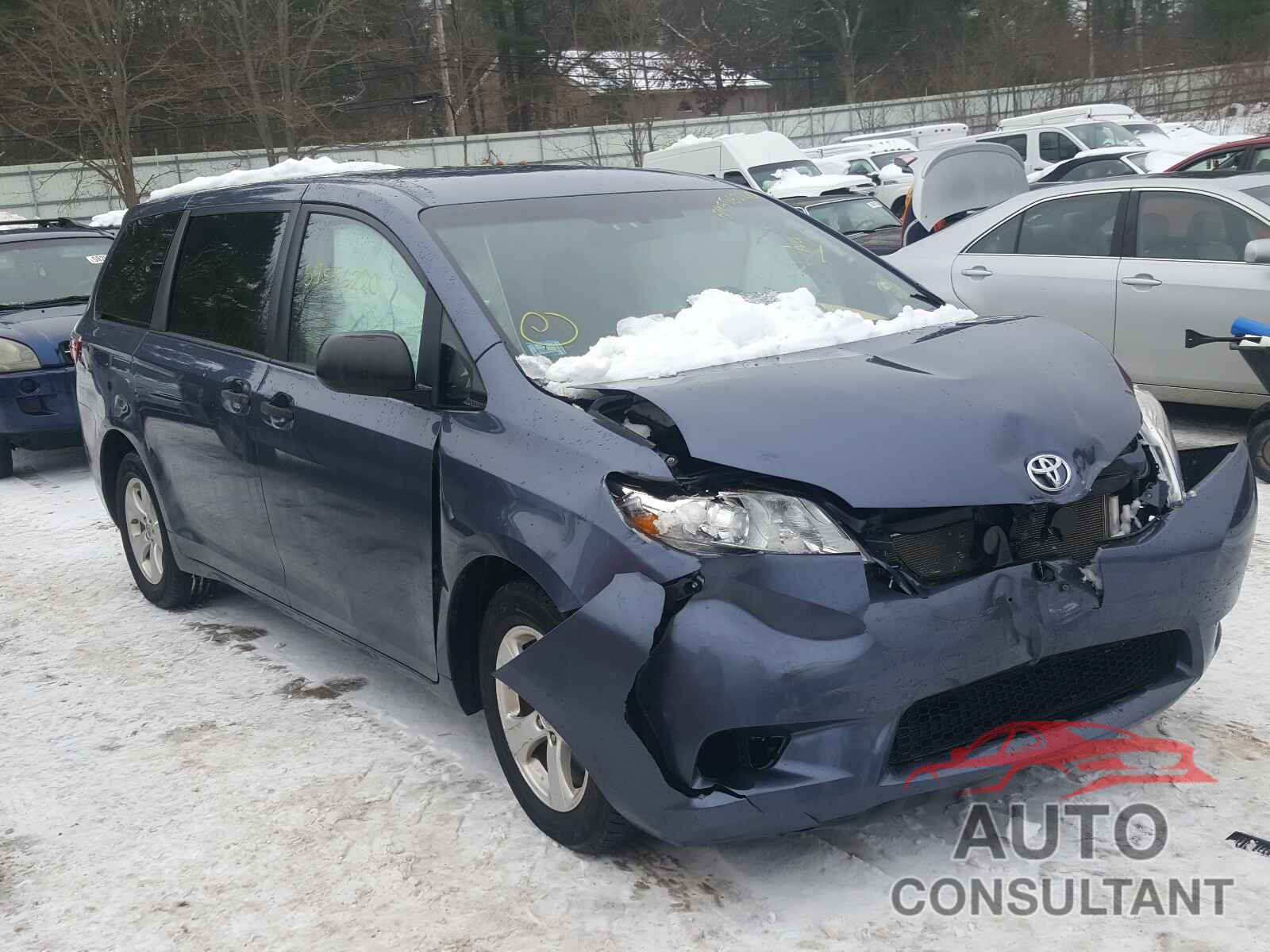 TOYOTA SIENNA 2016 - 5TDZK3DC8GS757484