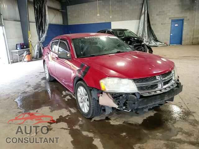 DODGE AVENGER 2013 - 1C3CDZAB4DN566293